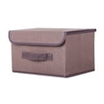 thumbnail image 2 of 1Pc Storage Box Storage Box Foldable Clothing Sundries Portable Storage Box With Lid Foldable Storage Box Home Textile Storage, 2 of 6