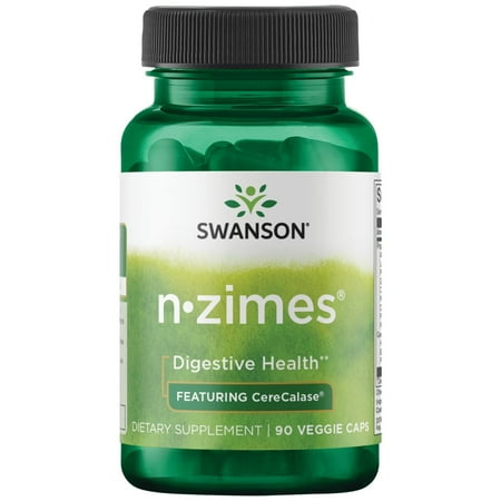 Swanson N-Zimes - Featuring Cerecalase 90 Veggie Capsules
