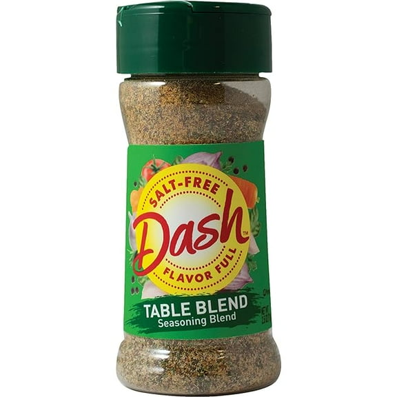 Pack of 1 Dash Salt-Free Seasoning Blend, Table Blend, 2.5 Ounce