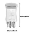 thumbnail image 3 of Dvkptbk Massage Combs Scalp Liquid Applicator Oil Applicator Tool Scalp Oiling Tool Base Comb Applicator with Graduated Scale Hair Oil Comb Small Portable Liquid Comb Applicator, 3 of 9