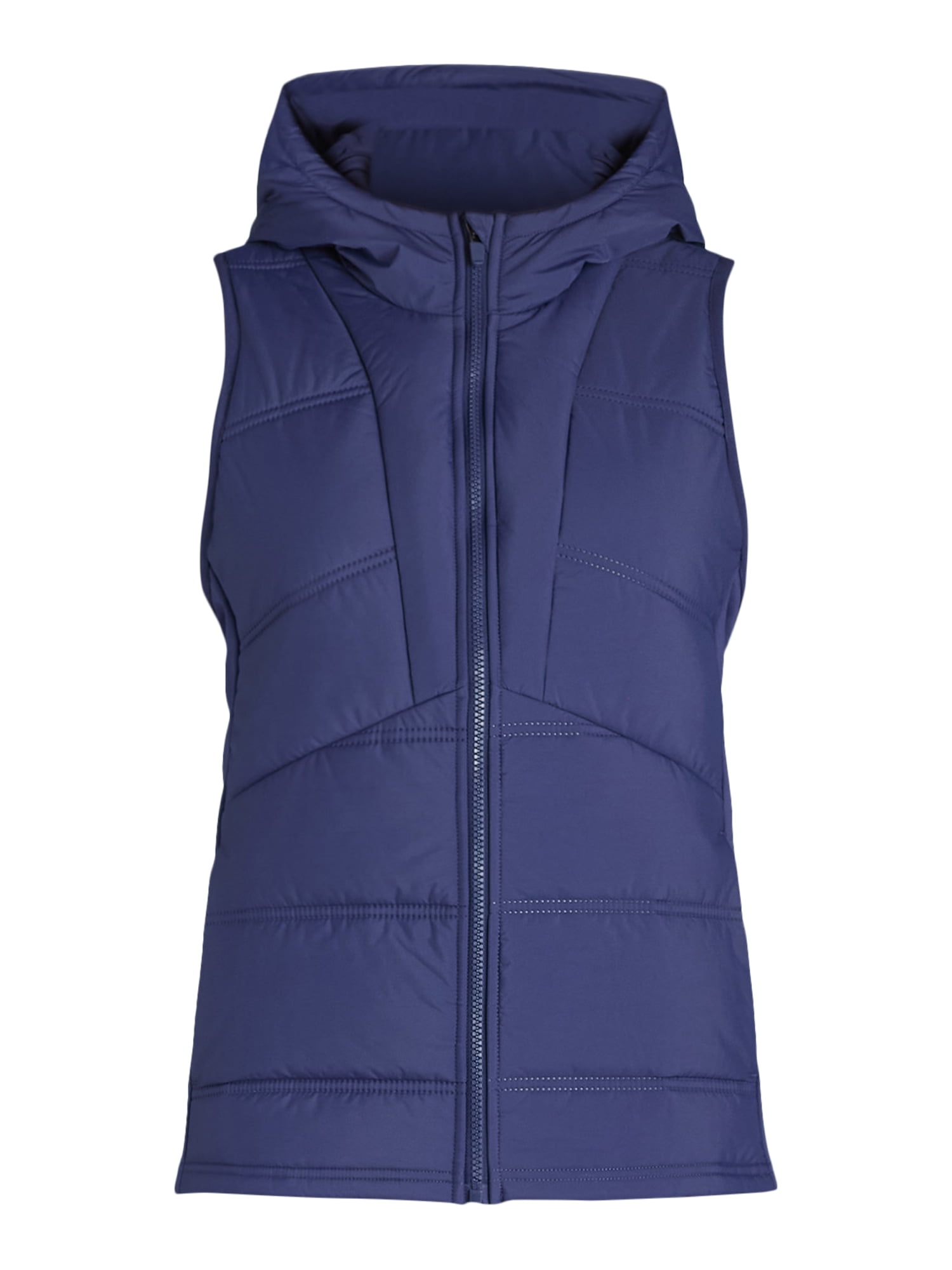 Gilet Matelassé Avia Femme, Bleu Marine, Taille M – Idéal Running Ou Détente