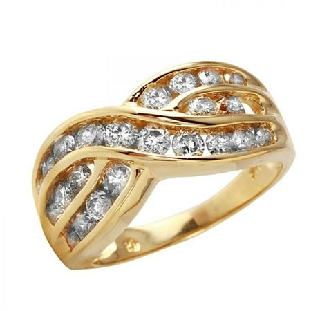 Foreli 1.62CTW Diamond 14K Yellow Gold Ring W Cert