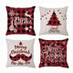 thumbnail image 1 of Pillow Covers 18 x 18 Inches Set of 4 - Xmas Series Cushion Cover Case Pillow Custom Zippered Square Pillowcase(L), 1 of 5