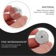 thumbnail image 3 of 4pcs Round Aluminum Circle Disc Glass Tops Adapter for Glass Table Tea Tables, 3 of 4