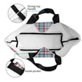 thumbnail image 4 of ZICANCN Pink Check Plaid Background Tote Bag, Grocery Bags Reusable Shopping Bags with Handles Durable Foldable Washable for Women Men, 4 of 8