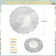 thumbnail image 2 of Uxcell 50 Pcs Servilletas de Papel de 5 Pulgadas Redondas de Encaje Decorativas, Papeles Desechables para Comidas y Fiestas, Plateado, 2 of 6