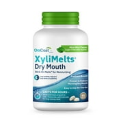 OraCoat XyliMelts for Dry Mouth, Mild Mint, 80 ct Bottle