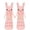 Pink, variant on Women's Bunny Rabbit Crew Socks Cartoon Animal Long Ear Design Socks Wavy Stripes Floral Print Soft Socks Elastic Casual Lovely Novelty Mid Calf Cute 3d Socks For Daily Home Wear Gifts