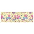 thumbnail image 6 of Yayeee Kitchen Valance Rod Pocket 54" x 18" Living Room Window Curtain, Neon Skates, 6 of 6