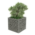 thumbnail image 4 of Gabion Raised Bed Galvanized Steel 19.7"x19.7"x19.7" Silver, 4 of 7