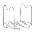thumbnail image 1 of Con asas compatibles con accesorios de olla instantánea de 6 cuartos de galón, 8 cuartos de galón, rejilla de vapor de alambre para olla a presión, ideal para levantar cualquier carne y verduras, 1 of 1