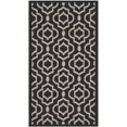 thumbnail image 1 of Safavieh Courtyard Black Indoor Outdoor Rug - Runner 2'7" x 5', 1 of 1