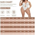 thumbnail image 5 of TAIAOJING Women Shapewear Bodysuit Tummy Control Plus Size Backless Built In Bra Body Shaper Seamless With, 5 of 9