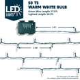 thumbnail image 4 of Cadena de luces LED Joiedomi 50, color blanco cálido, batería de 5,3 m, 4 of 8