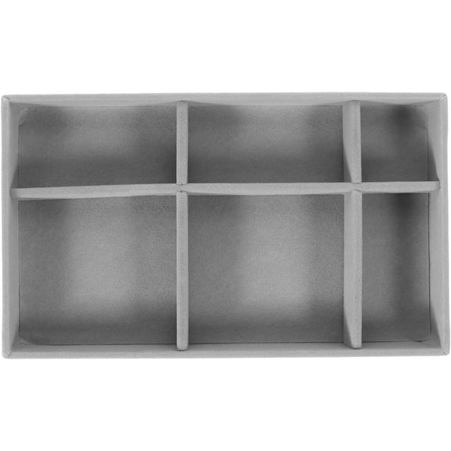Stackable Velvet Jewelry Organizer Tray Drawer Insert for Necklaces Rings Earrings Display and Storage