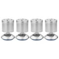 thumbnail image 2 of MAGT Pieds d'armoire, 4Pcs / Set Hauteur réglable Pieds d'armoire en Acier Inoxydable Pieds de Cuisine Plan de Travail TV Bureau Pieds de Table Pieds de lit(50 * 80MM), 2 of 2