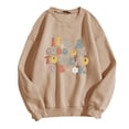 thumbnail image 3 of PENGXIANG Femmes Casual Manches Longues Graphiques Tee-Shirts Sweat-Shirts Col Rond Pulls pour les Femmes, 3 of 3