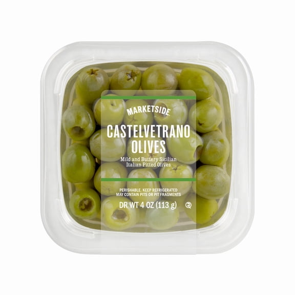 Marketside Pitted Castelvetrano Olives, 4 oz