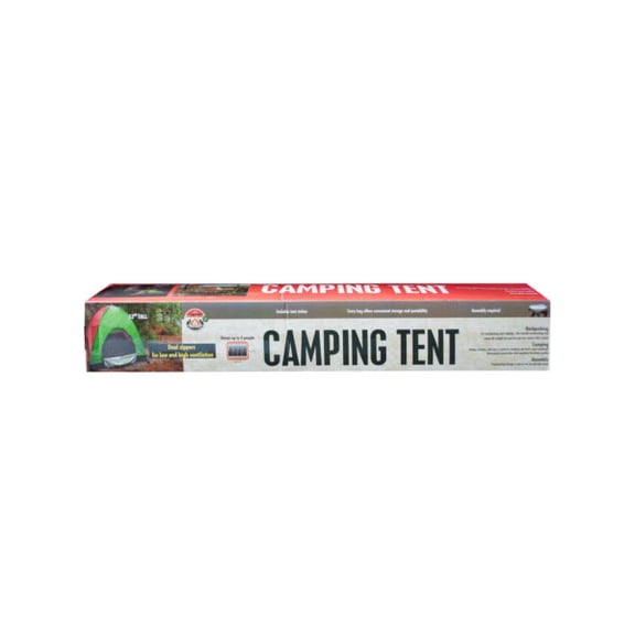 4-Person Waterproof Camping Tent with Stakes – Lightweight Outdoor Family Tent for Hiking & Camping