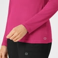 thumbnail image 5 of Wink Layers Women's Long Sleeve Silky Tee, Hot Pink, L Regular, 5 of 5