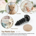 thumbnail image 5 of 100 Piezas de 6 Mm PláStico Negro Arandelas Seguridad para Juguetes Peluche Ojos Marioneta MuñEca, 5 of 5