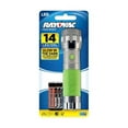 thumbnail image 6 of Rayovac Brite Essentials 3AAA LED Glow In The Dark Flashlight (colors vary: green, pink, blue, gray) BRS14LED-BA, 6 of 6
