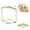 Gold, variant on Tea Cup Holder for Countertop, Metal Cup and Saucer Display Stand, Foldable Tea Station Organizer, Espresso Coffee Cups Rack for Home or Bar Decor