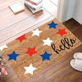 thumbnail image 6 of Rijanmt Patriotic Doormat Welcome Rug for Indoor Outdoor,15.8x23.6" Non-Slip Floor Mat with Red White Blue Patterns,Durable,Easy to Clean,Decoration and Gifts Rug for Entrance Kitchen Bedroom,F, 6 of 6
