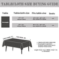 thumbnail image 7 of CSFL Pink Linen Tablecloth Rectangle Table, Gingham Tablecloths Cotton, Washable Table Cover with Two-color Tassel for Farmhouse Decor, Outdoor Picnic, Dining and Camping (71"x51", 6ft), 7 of 7
