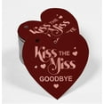 thumbnail image 2 of Inkdotpot Pack Of 100 Kiss The Miss Goodbye Bridal Shower Favor Paper Tags Craft Real Rose Gold Foil Hang Tags, 2 of 6