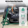 thumbnail image 3 of Automotive Engine High Top Creeper Workstation, 48"-66" Height-Adjustable Automotive Engine Creeper for Auto Repair and Maintenance, 400 LBS Capacity, 3 of 7