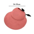 thumbnail image 6 of Kripyery Women's Summer Sun Hat with Wide Brim, Empty Top Hat, Foldable Travel Beach Hat, Outdoor Travel Sun Protection Hat, 6 of 8