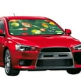 thumbnail image 2 of Kdxio Vegan Print Front Windshield Sun Shade,Folding Auto Sunshade for Car Truck SUV-Small, 2 of 7