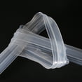 thumbnail image 4 of Uxcell 0.47''x0.39''x39.37'' F-Type Barrera de puerta de vidrio sin marco, tira de sellado en la parte inferior, plástico transparente 1 pieza, 4 of 4