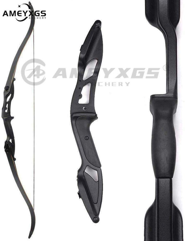 JUNXING F179 56 inch Recurve Bow Full Kit 30-50 lbs Takedown Target Bow Set for Adult Archery Hunting(BLACK)