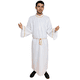 thumbnail image 1 of Disfraz Ángel Blanco Con Halo Adulto Hombre Talla Standard, 1 of 5
