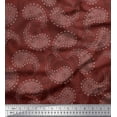 thumbnail image 1 of Soimoi Viscose Chiffon Fabric Paisley & Floral Artistic Printed Fabric 1 Yard 42 Inch Wide, 1 of 3