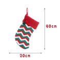 thumbnail image 2 of Almacenamiento De Navidad, Regalo De Navidad, Bolsa De Dulces, Adornos Navideños De Año Nuevo Para El Hogar, Calcetín De Punto, Decoración De Árbol De Navidad Methold HA042979-02, 2 of 6