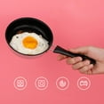 thumbnail image 4 of Fry Surface Smokeless Kitchen Cookware Small Saute Pan Induction Omelette Induction Cooker Gas RV Pink, 4 of 8
