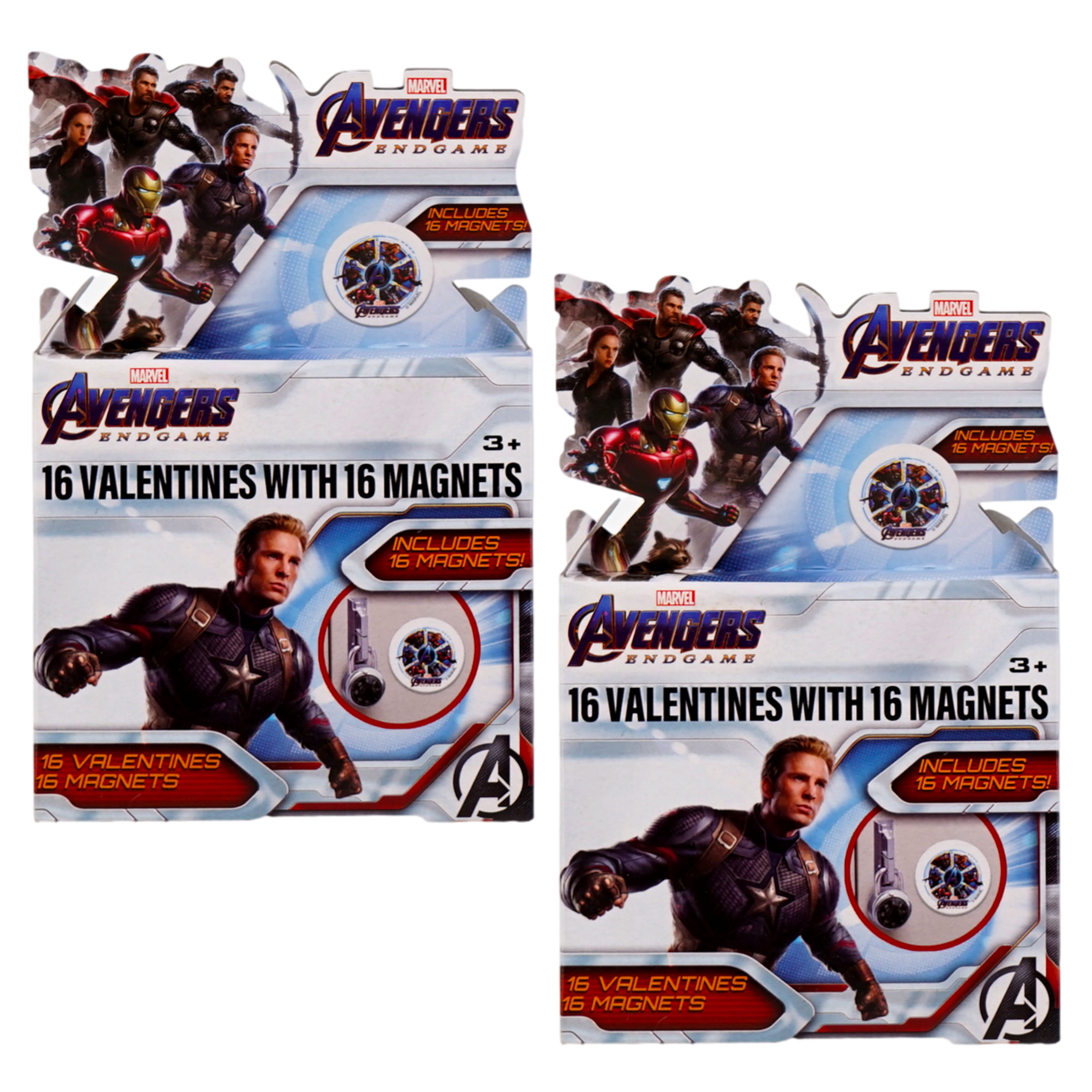 Avengers Endgame 32 Valentines Day Cards Teacher Bonus Card & Sticker Sheet 
