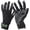 Black Medium, variant on HandsOn Pet Grooming Gloves for Cats, Dogs, and Horses, Purple, Small