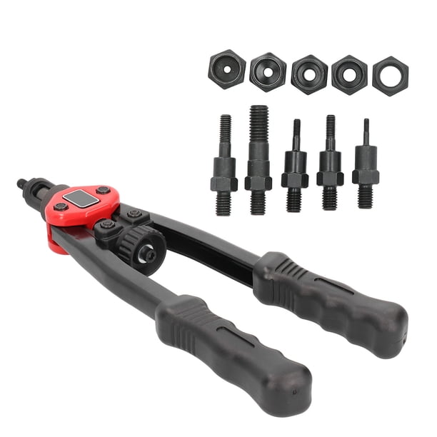 Juego De Pistolas Para Remaches Ciegos, Portátiles, Resistentes Y Duraderas Pistola Para Tuercas Con Remaches Con Tuercas Ferroaleación De Alta Dureza Para Mejorar Eficazmente La ANGGREK BT605 Rivet Nut Gun