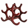 thumbnail image 2 of Wine Bottle Holder, Wear- And Durable Arc Design Wine Rack, Layered Design, For Homes Bars, 2 of 8