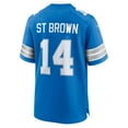 thumbnail image 3 of Men's Nike Amon-Ra St. Brown Blue Detroit Lions Game Jersey, 3 of 7