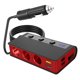 thumbnail image 3 of QC3.0 encendedor de cigarrillos 3 enchufe 180 W adaptador de corriente USB cargador de coche (rojo) Likrtyny Para estrenar, 3 of 9