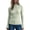 Green, variant on cocolona Womens Mock Neck Thin Sweater Solid Color Flare Sleeve Trendy Slim Basic Layer Sweater Ribbed Knit Fall Tops
