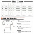thumbnail image 3 of Pntutb Womens Plus Size Causal Round Neck Print Blouse 1/2 Sleeve T-Shirt Summer Tops, 3 of 6