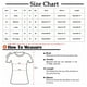 thumbnail image 3 of Moda Mujer Causal Cuello Redondo Blusa Estampada 1/2 Manga Camiseta Verano Tops Fridja  hjk3353, 3 of 4