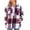 Wine, variant on Jinhomg Fuzzy Flannel Jacket for Women Warm Comfy Long Sleeve Lapel Collar Shirt Jackets Winter Casual Button Down Plaid Coats with Pocket Limited Time Deal Green XXL