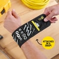 thumbnail image 5 of MagSnap Magnetic Wristband by Wrap-It Storage, Wrist Tool Belt and Screw Holder with 15 Magnets, Stocking Stuffer Gifts for Men and Dad, 5 of 8